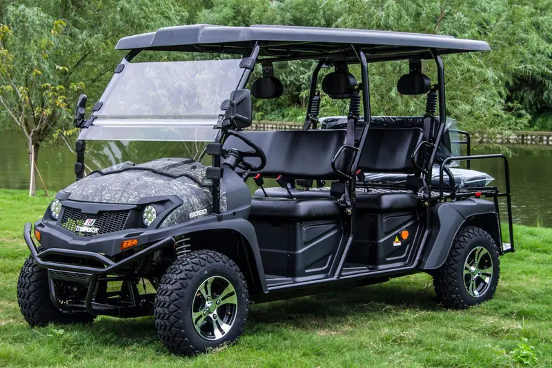 Trailmaster Taurus 80Ed-Gv 6-Seat Electric Golf Cart, 72 Volt, Extended Roof 3
