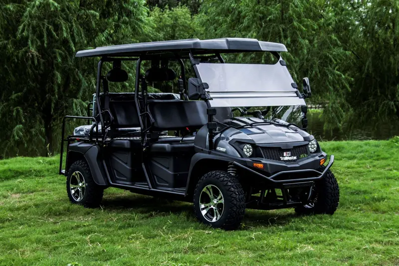 Trailmaster Taurus 80Ed-Gv 6-Seat Electric Golf Cart, 72 Volt, Extended Roof 4