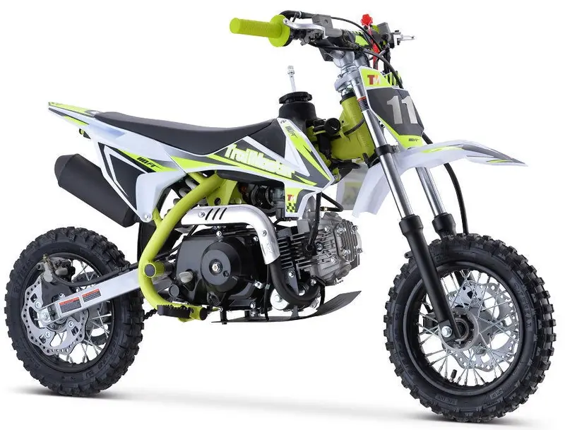 Trailmaster Tm11 110Cc Dirt Bike Fully Auto With Electric Start, Dual Disc Brakes (10/10), Ages 8-12 3