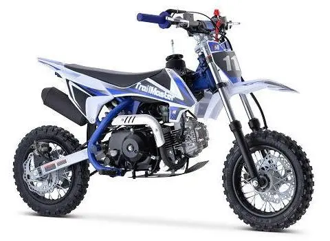 Trailmaster Tm11 110Cc Dirt Bike Fully Auto With Electric Start, Dual Disc Brakes (10/10), Ages 8-12 4