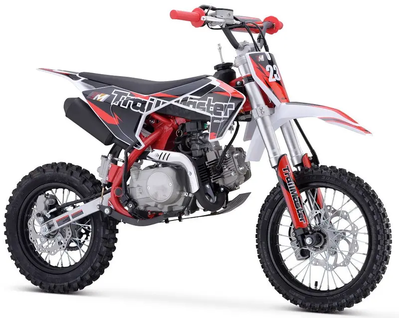 Trailmaster Tm23 125Cc Dirt Bike, 4-Speed Auto, Electric Start (14/12), Ages 12 And Up 1