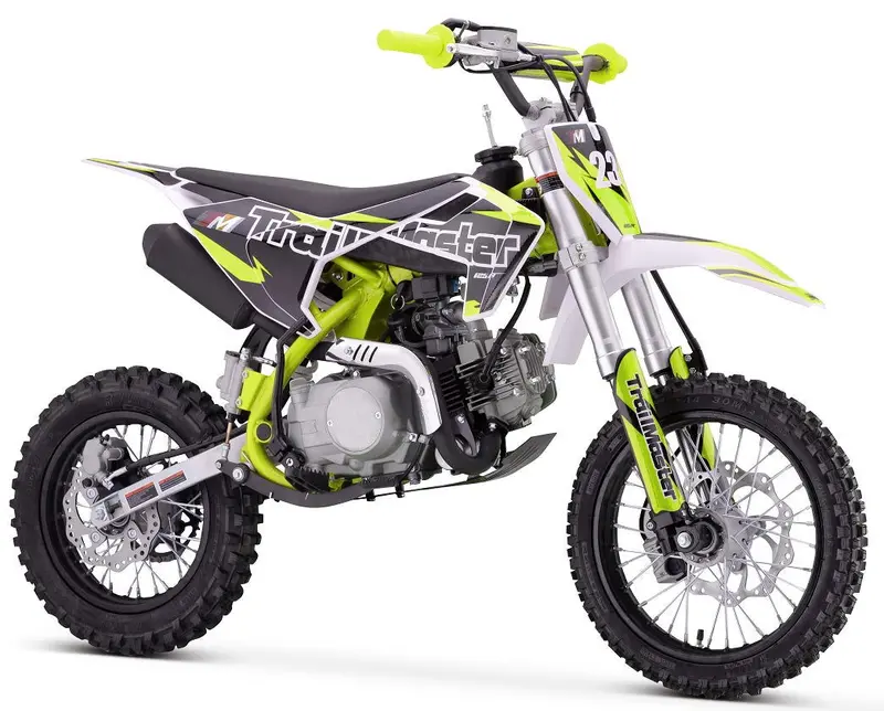 Trailmaster Tm23 125Cc Dirt Bike, 4-Speed Auto, Electric Start (14/12), Ages 12 And Up 4