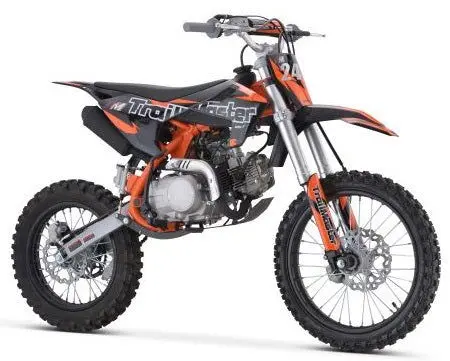 Trailmaster Tm24 125Cc Dirt Bike 4-Speed Semi Auto (17/14), Ages 12 And Up 1