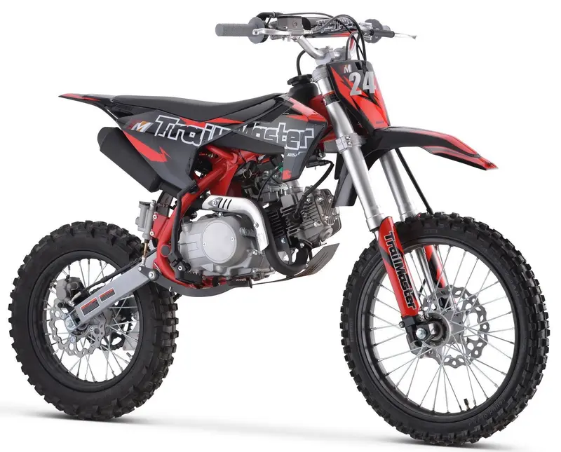 Trailmaster Tm24 125Cc Dirt Bike 4-Speed Semi Auto (17/14), Ages 12 And Up 2