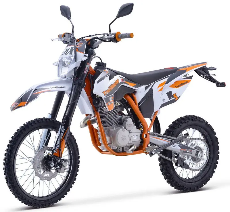 Trailmaster Tm31x Pro 250Cc Dirt Bike 5-Speed Manual Dual Disc Brakes, Electric Start With Kick Backup (19/16) 1