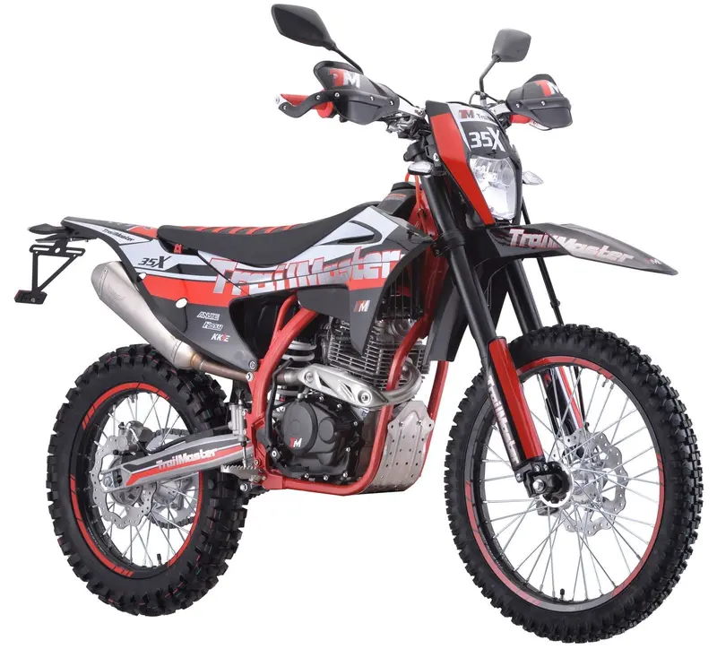 Trailmaster Tm35x 250Cc Dual Sport Dirt Bike, 5-Speed Manual, Dual Disc Brakes, (21/18) Wheels 1