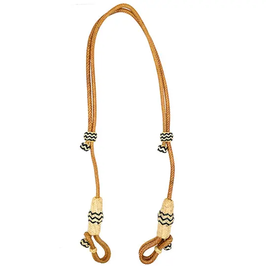Trb Oiled Rawhide Bosal Friction Hanger With Black Accents 1