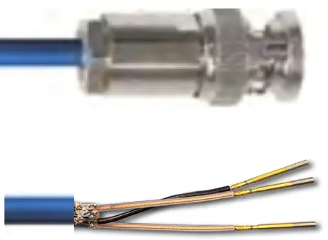 Triax Cable Assembly, Trb/Triax Plug And M39029/56-348 Sockets, Length In Ft. 1
