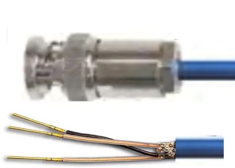 Triax Cable Assembly, Trb/Triax Plug And M39029/58-360 Pins, Length In Ft. 1