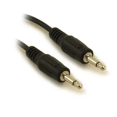 Trigger Cable 3.5Mm Mono 2 Conductor Male To Male Audio - 6Ft 2
