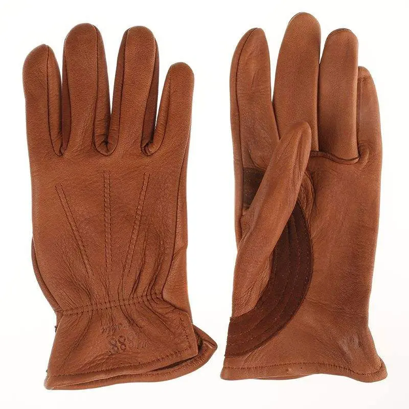 Tuff Mate 1888 Lined Authentic Western Deerskin Driver Gloves- Pair 1