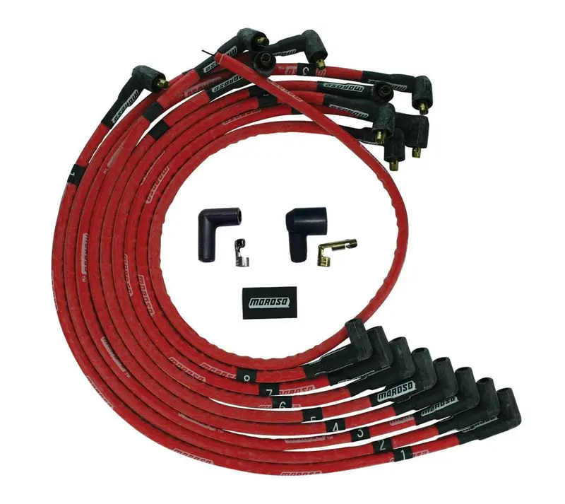 Ultra Plug Wire Set Sbc Over V/C Red 1