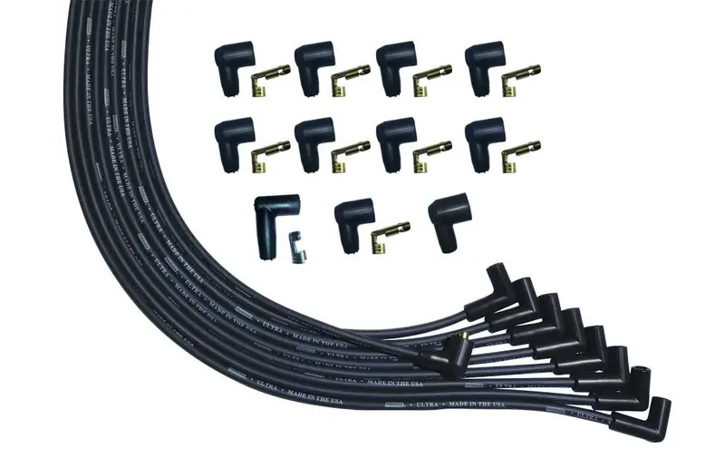 Ultra Plug Wire Set Universal V8 Black 1