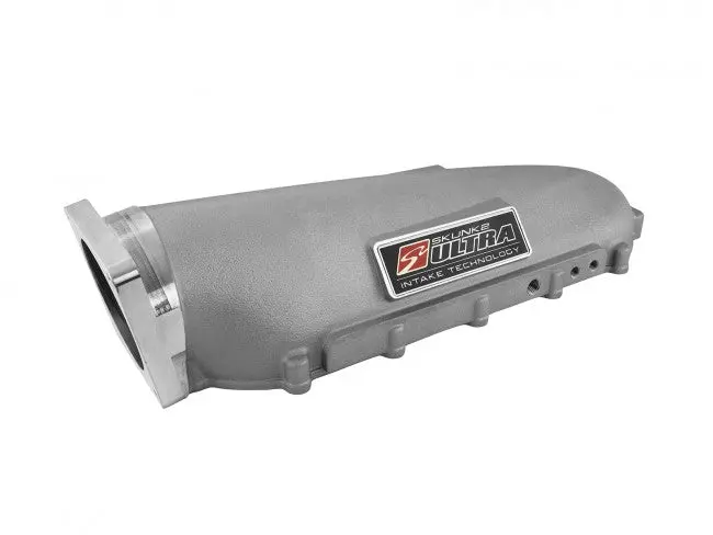 Ultra Race Side-Feed Plenum - K Series - Silver 1
