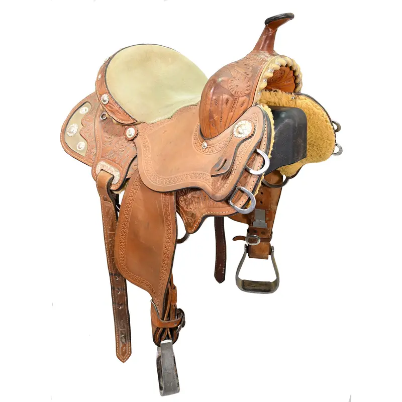 Used 13.5" Triple Creek Barrel Racing Saddle 1