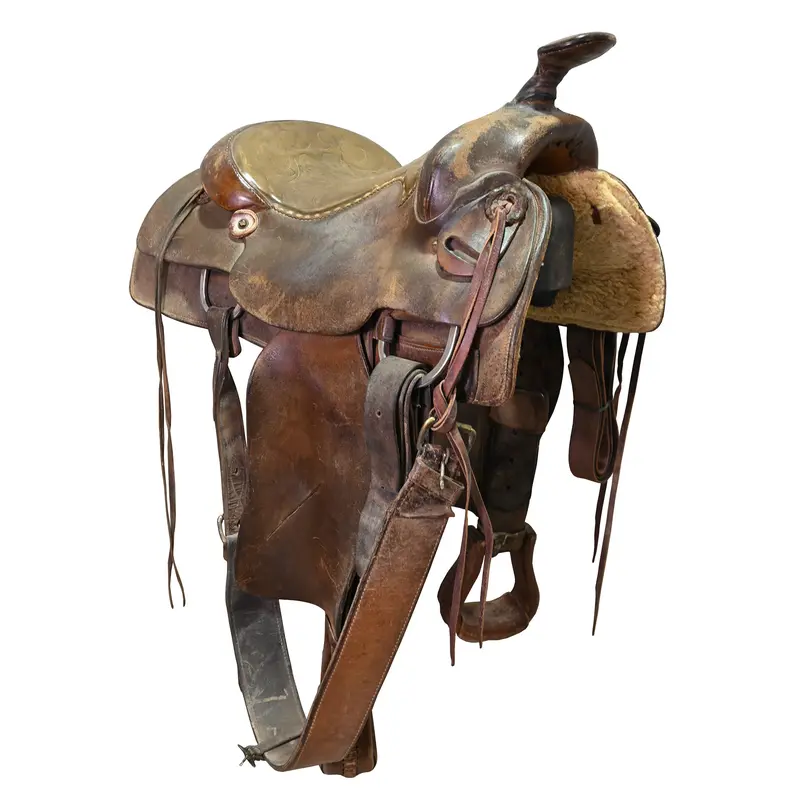 Used 14.5" Bill Price Ranch Saddle 1