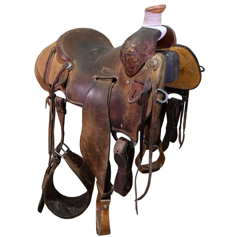 Used 14.5" Cactus Ranch Saddle 1