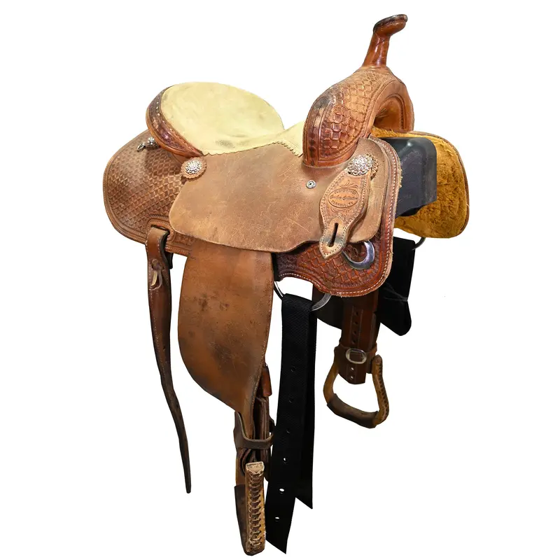 Used 14.5" Cowboy Collection Barrel Racing Saddle 1