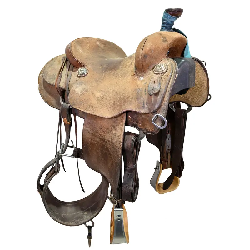 Used 14.5" Mcferrin Ranch Saddle 1