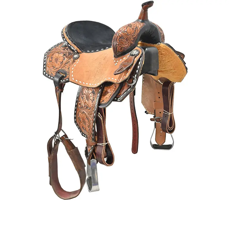 Used 14.5" Scott Thomas Barrel Racing Saddle 1