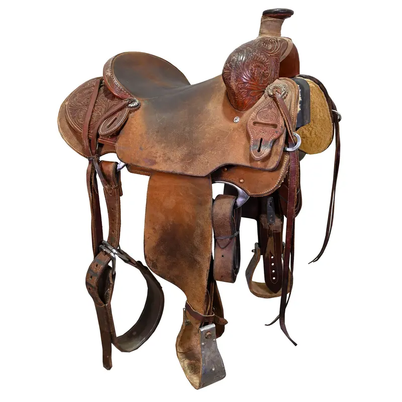 Used 14" Cactus Ranch Saddle 1