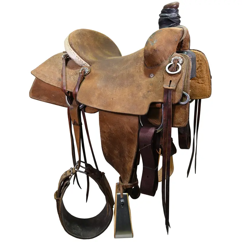 Used 15.5" Coolhorse Ranch Roping Saddle 1