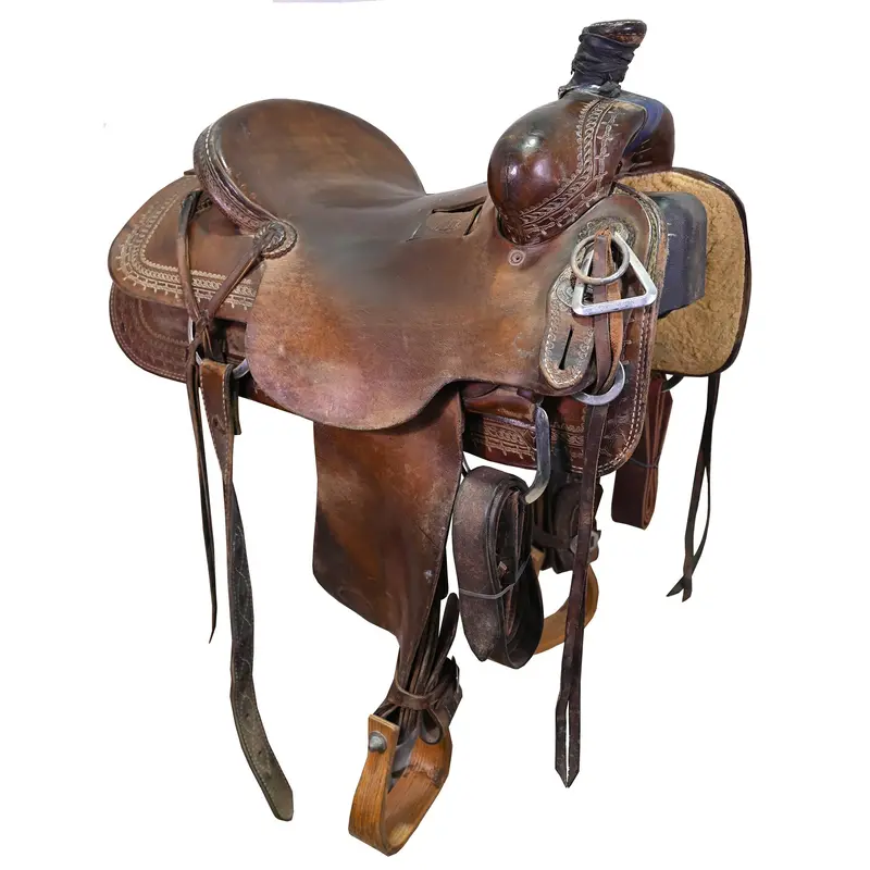 Used 15.5" Jeys Ranch Saddle 1