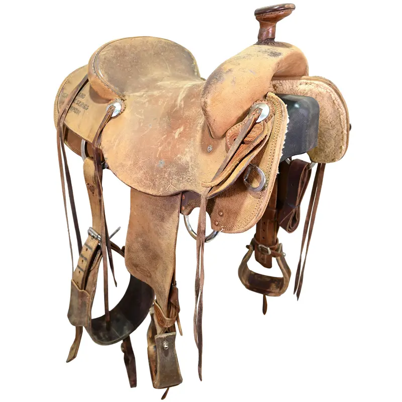 Used 15" Trent Ward Ranch Saddle 1