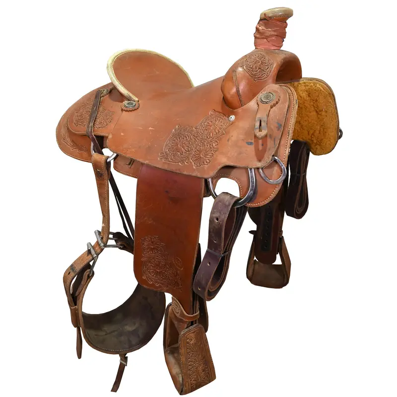Used 16" G Bar G Ranch Saddle 1