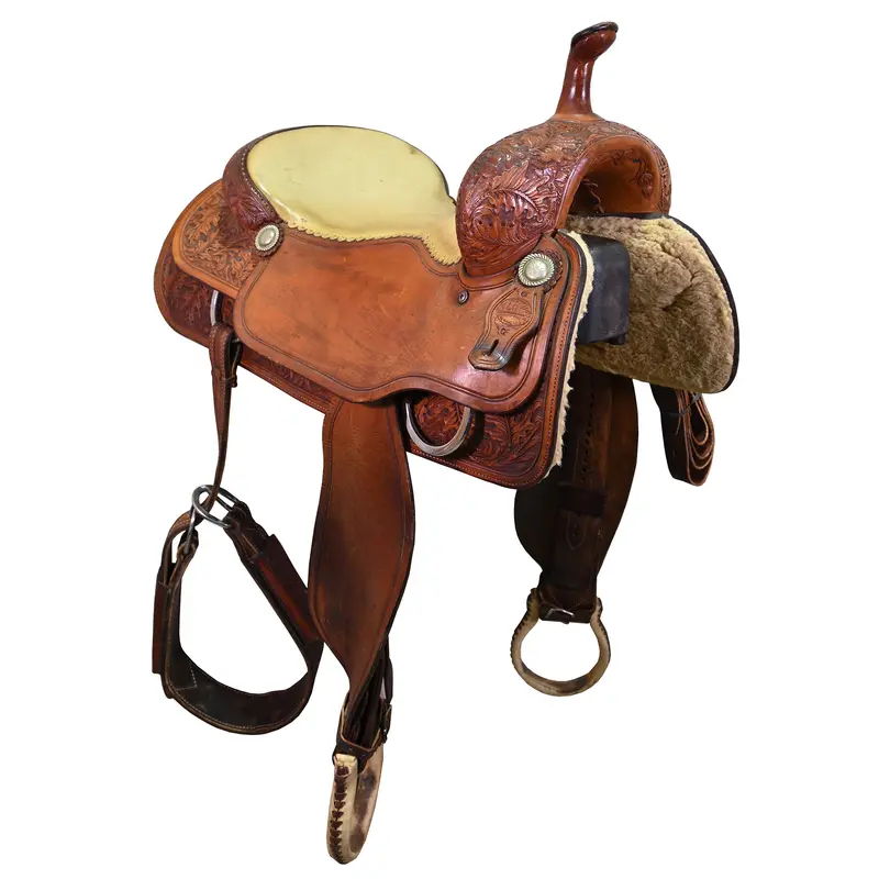Used 18" M.L. Leddy's Cutting Saddle 1