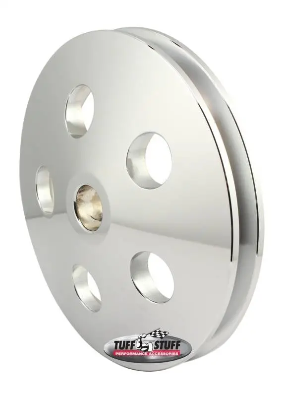 V-Groove Power Steering Pulley Polished 1
