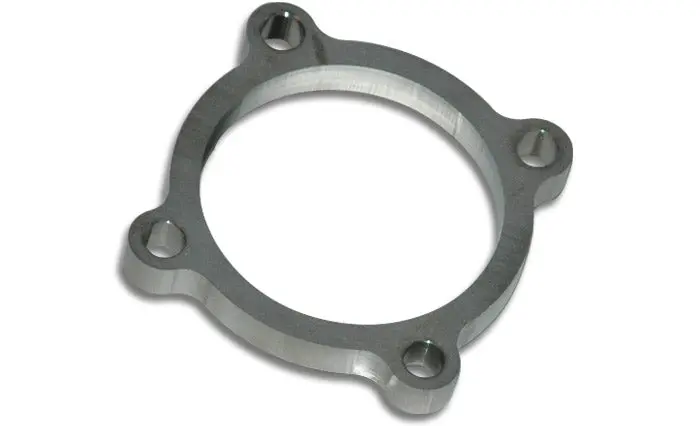 Vibrant Gt Series / T3 Turbo Discharge Flange (4 Bolt) With 3In Inlet I.D. T304 Ss 1/2In Thick 1
