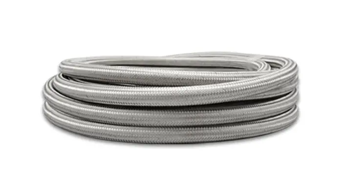 Vibrant Performance 11914 10Ft Roll Of Stainless Steel Braided Flex Hose; An Size: -4; Hose Id 0.22" 1