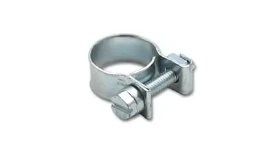Vibrant Performance 12232 Hose Clamp; Fabrication Components; 9 Millimeter To 11 Millimeter Clamping Range; Mini Fuel Injector Style; Zinc Plated Mild Steel; Set Of 10 1