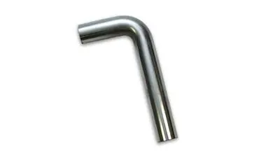 Vibrant Performance 13042 Exhaust Pipe Bend 90 Degree; Fabrication Components; 3 Inch Outside Diameter; 16 Gauge Stainless Steel; 5 Inch Center Line Radius; 4 Inch Leg A/ 12 Inch Leg B; Single 1