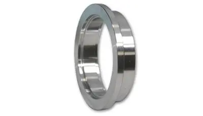 Vibrant Performance 1410A Turbocharger Wastegate Flange; For Use With Tial 44 Millimeter Wastegate; Outlet Flange; V-Band Style; Stainless Steel 1