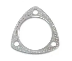 Vibrant Performance 1463 Exhaust Pipe Connector Gasket; Fabrication Components; Flexible Graphite; 3 Inch Inside Diameter For 3 Bolt Exhaust Flange 1