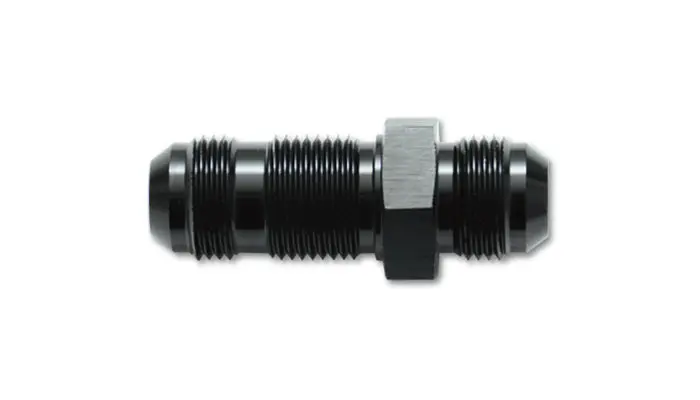 Vibrant Performance -4An Flare Straight Bulkhead Adapter Fitting - Aluminum 1