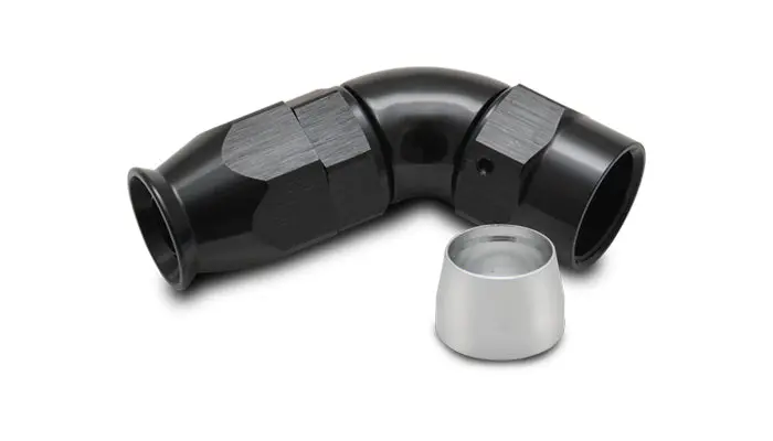 Vibrant Performance 60 Degree High Flow Hose End Fitting For Ptfe Lined Hose, -8An 28608 1