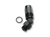 Vibrant Performance Male Hose End Fitting, 45 Degree; Size: -10An; Thread: (12) 1-1/16"-12 24409 1