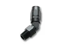 Vibrant Performance Male Hose End Fitting, 45 Degree; Size: -8An; Pipe Thread 1/2" Npt 26405 1