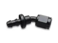 Vibrant Performance Push-On 30 Degree Hose End Elbow Fitting; Size: -6An 22306 1
