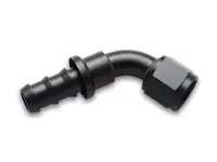 Vibrant Performance Push-On 60 Degree Hose End Elbow Fitting; Size: -8An 22608 1
