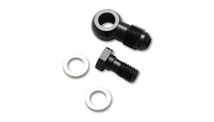 Vibrant Performance Single Male Banjo Adapter Assembly; Banjo Size: -6An; Bolt Size: M14 X 1.5 1