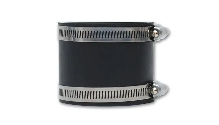 Vibrant Performance Straight Hose Coupler, 3.00" I.D. X 3.00" Long - Black #12700 1