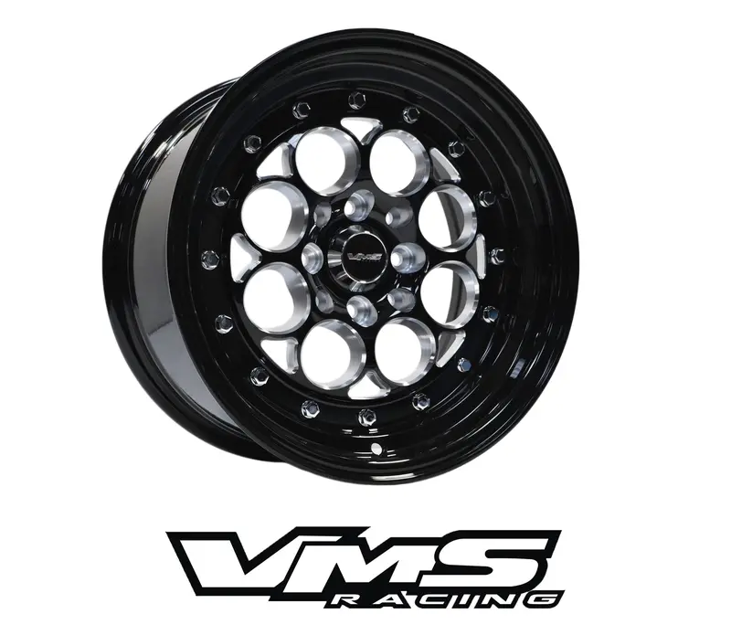 Vms Racing Revolver 4 Lug Wheel 15X8 4X100/ 4X114 +20 Offset Vwre002 1