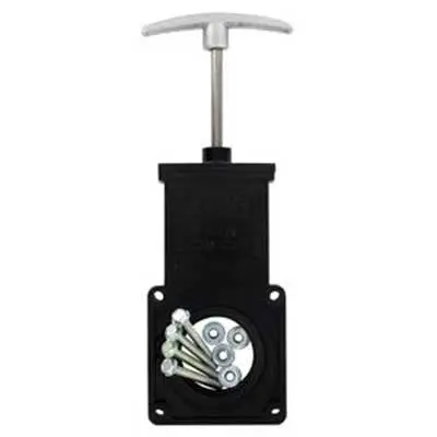 Waste Valve With Plastic Handle Kit, 1-1/2" Diameter, For Black And Grey 1