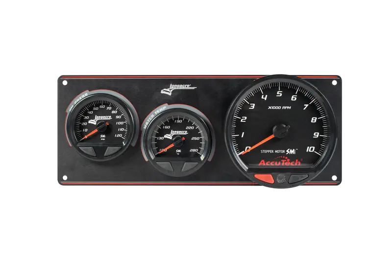 Waterproof Smi 2 Gauge Panel W/Tach Op/Wt 1