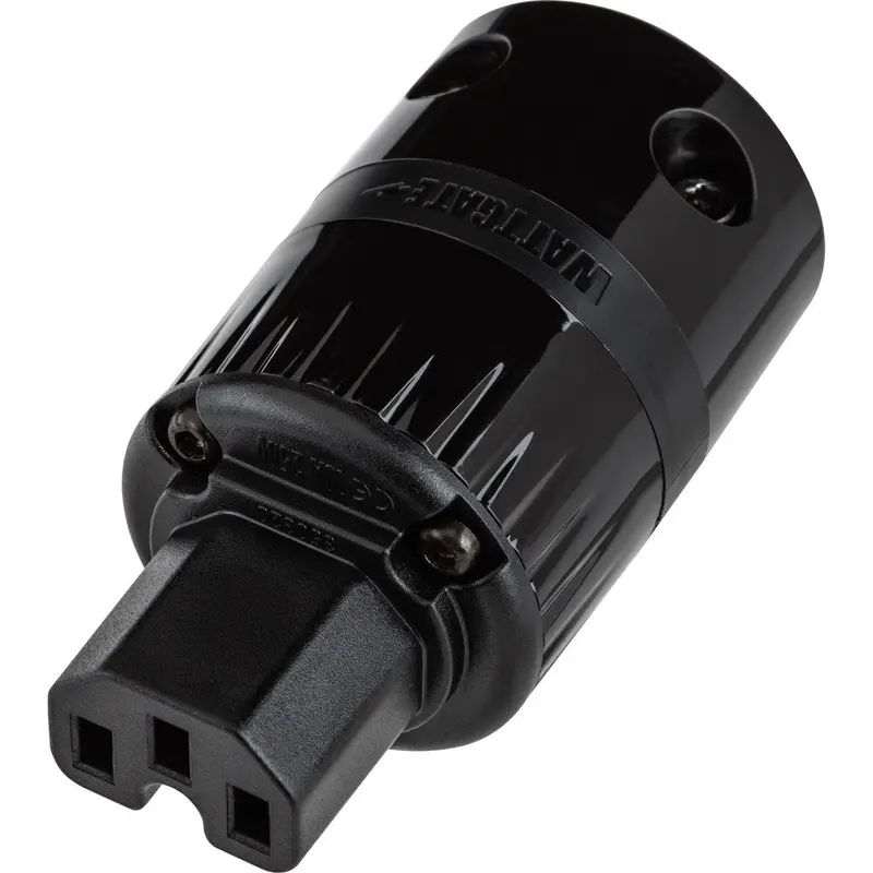 Wattgate 320 Evo Black Iec Ac Power Connector - Each 1