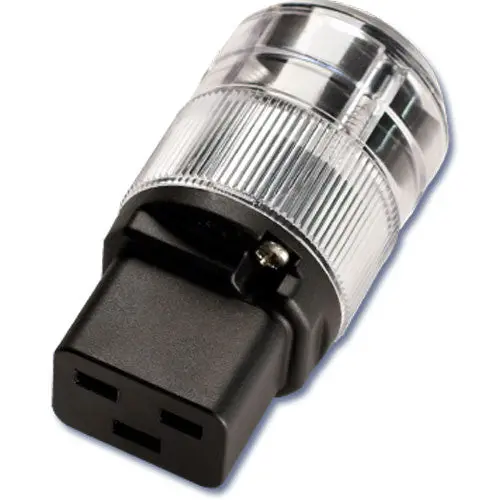 Wattgate 320I Hc High Current 20A Clear Iec Ac Power Connector - Each 1